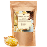 Cocoa Butter Pellets | Small Pieces for Easy Measuring | Food Grade and Cosmetic Grade